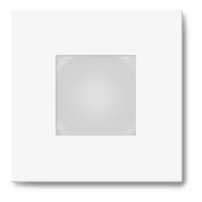 Mivvy LED vestavné nástěnné svítidlo SOLO WHITE A 80x80x26mm 1-3W/4000K SOLA3W4KW