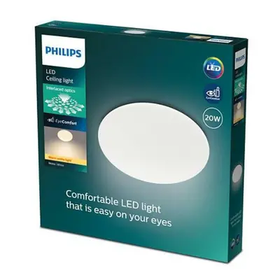 LED Stropní přisazené svítidlo Philips Moire CL200 8719514335110 20W 2000lm 2700K IP20 39cm bílé