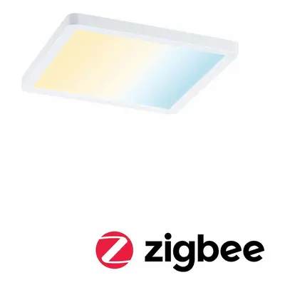 PAULMANN Smart Home Zigbee LED vestavné svítidlo Areo VariFit IP44 hranaté 175x175mm 13W bílá mě