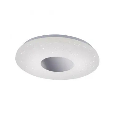 JUST LIGHT LEUCHTEN DIRECT LED stropní svítidlo, chrom, moderní design, průměr 38,5cm 3000K LD 1