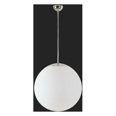 OSMONT 60173 ADRIA P4 závěsné skleněné svítidlo nerez leštěná / bílá IP40 3000 K 41W LED DALI