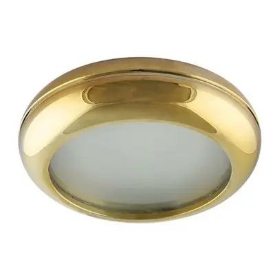 Stropní zápustné bodové svítidlo AZzardo Biagio gold AZ1493 GU10 1x50W IP44 8,5cm zlaté