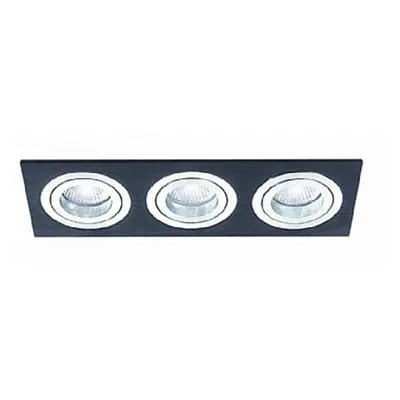 BPM Vestavné svítidlo Aluminio Negro, černá, 9LEDx3W, 230V 3056LED2.D40.3K