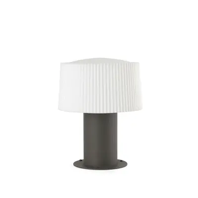 FARO MUFFIN sloupková lampa, tmavě šedá, H300