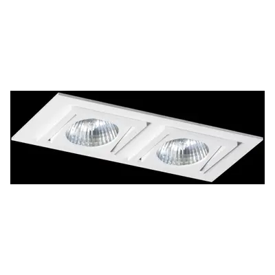 BPM Vestavné svítidlo Aluminio Blanco, bílá, 6LEDx3W, 230V 4936 4267LED1.D40.3K