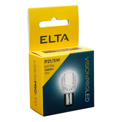 Elta 12V LED žárovka P21/5W BAY15d 200lm sada 2 ks EB8060TR