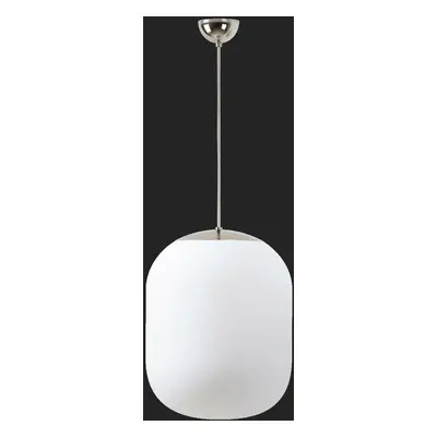 OSMONT 67370 TANIA S2 závěsné skleněné svítidlo nerez leštěná / bílá IP40 3000 K 41W LED DALI