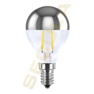 Segula 55370 LED kapka zrcadlový vrchlík stříbrná E14 2,5 W (21 W) 200 Lm 2.700 K