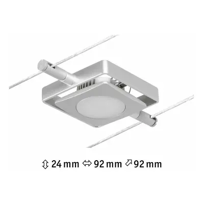 PAULMANN LED lankový systém MacLED spot 4,5W 3000K 12V matný chrom/chrom