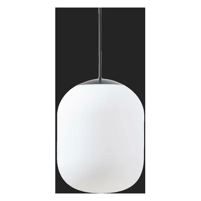 OSMONT 62304 TANIA P2 HP závěsné skleněné svítidlo černá / bílá IP40 3000 K 58W LED