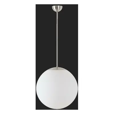 OSMONT 60629 ADRIA P3 závěsné skleněné svítidlo nerez broušená / bílá IP40 4000 K 27W LED DALI