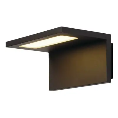 SLV BIG WHITE ANGOLUX WALL, venkovní nástěnné svítidlo, LED, 3000K, IP44, antracit, 36 SMD LED, 