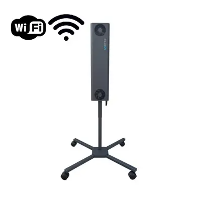 Germicidní zářič UVETTA Wi-Fi - Metalická černá IN48ABW SET, UV-C INDIRECT BLACK, UV-C power :4