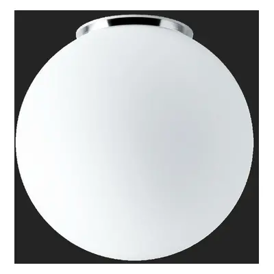 OSMONT 61237 STYX 3 stropní/nástěnné skleněné svítidlo chrom / bílá IP65 3000 K 20W LED DALI