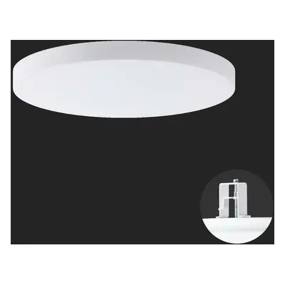 OSMONT 67673 CARINA V2 stropní/nástěnné skleněné polovestavné svítidlo bílá IP44 4000 K 46W LED 