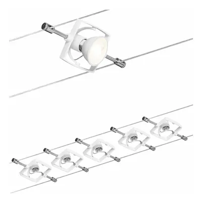 Paulmann Seilsystem Mac II Bílá 5 Spots bez zdroje světla, max. 10W GU5,3 941.34 P 94134