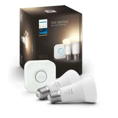 PHILIPS HUE Hue Bluetooth LED White set 2ks žárovek Philips + Hue Bridge můstek 8719514289116 E2