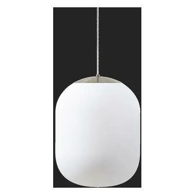 OSMONT 62399 TANIA S2 HP závěsné skleněné svítidlo nerez broušená / bílá IP40 3000 K 58W LED DAL