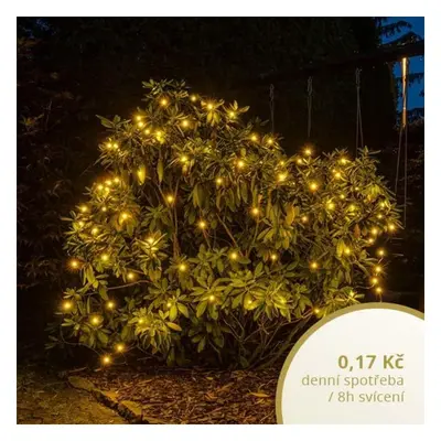 DecoLED LED světelná síť - 2x 1,5 m, teple bílá, 90 diod