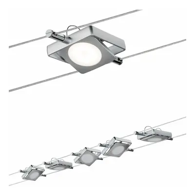 Paulmann Wire lankový systém Set MacLed LED 5x4W Matný chrom 941.08 P 94108