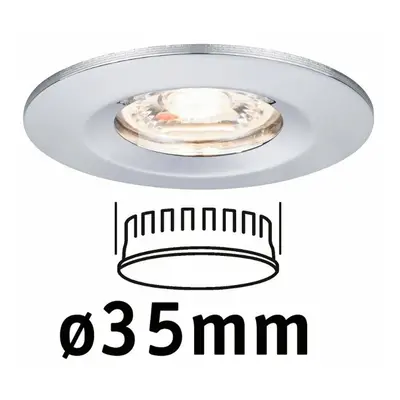 PAULMANN LED vestavné svítidlo Nova mini nevýklopné IP44 1x4W 2700K chrom 230V 943.02