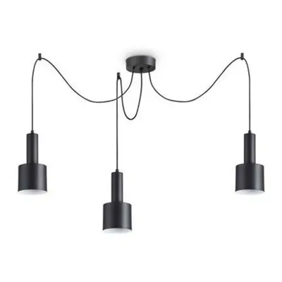 Závěsné svítidlo Ideal Lux Holly SP3 Nero 231594 E27 3x60W IP20 24cm černé