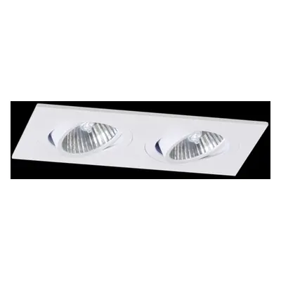 BPM Vestavné svítidlo Aluminio Blanco, bílá, 2x50W, 12V 4212