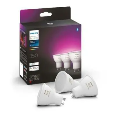 PHILIPS HUE Hue Bluetooth LED White and Color Ambiance set 3ks žárovek Philips 8719514342767 GU1