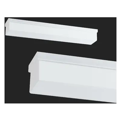 OSMONT 51925 SYLVIA 2 stropní/nástěnné skleněné svítidlo bílá IP44 4000 K 18W LED