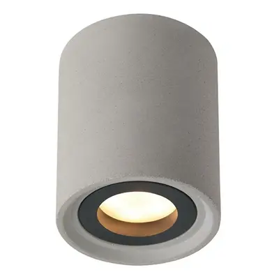 ACA Lighting stropní svítidlo 1XGU10 šedý beton D8,5XH10CM MONTE MK141S10G