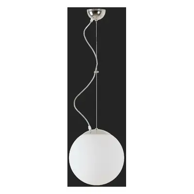 OSMONT 60259 ADRIA L2 závěsné skleněné svítidlo nerez leštěná / bílá IP40 3000 K 20W LED DALI