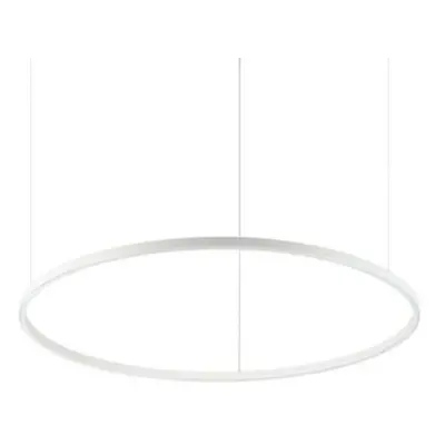 LED Závěsné svítidlo Ideal Lux Oracle Slim D90 Bianco 229478 48W 3000lm IP20 90cm bílé