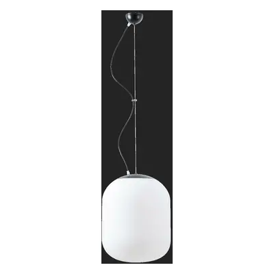 OSMONT 67806 TANIA L1 závěsné skleněné svítidlo černá / bílá IP40 4000 K 27W LED DALI