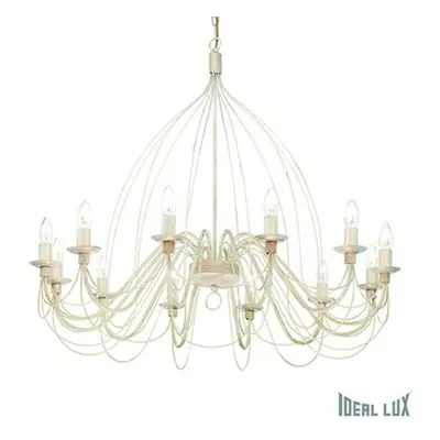 Ideal Lux CORTE SP12 BIANCO ANTICO SVÍTIDLO ZÁVĚSNÉ 097664