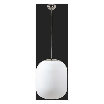 OSMONT 66485 TANIA P2 závěsné skleněné svítidlo nerez leštěná / bílá IP40 3000 K 41W LED