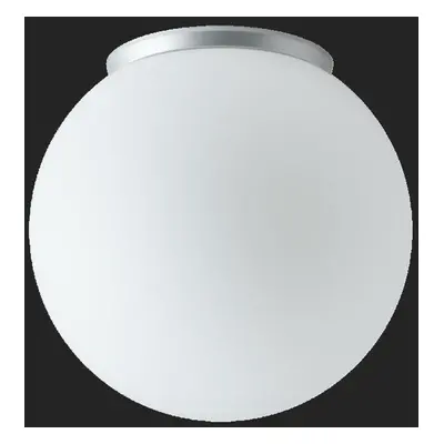 OSMONT 61227 STYX 2 stropní/nástěnné skleněné svítidlo stříbrná / bílá IP65 3000 K 9W LED