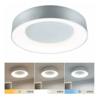 PAULMANN LED stropní svítidlo Casca IP44 CCT 230V 23W hliník mat