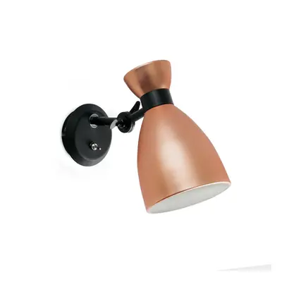 FARO RETRO nástěnná lampa, měď