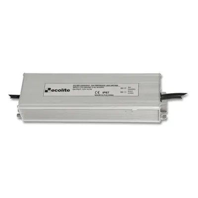 Ecolite El. trafo, 230V-12V, 16.7A, 200W DX-WP-200W/IP67