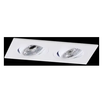 BPM Vestavné svítidlo Aluminio Blanco, bílá, 6LEDx3W, 230V 4212LED1.D40.3K