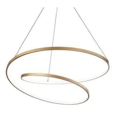 LED Závěsné svítidlo Ideal Lux OZ SP D60 ORO 269443 47W 5000lm 3000K IP20 60cm zlaté