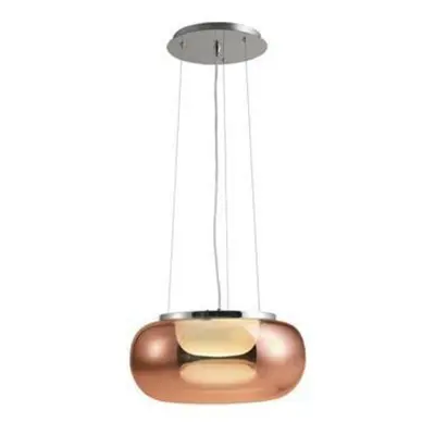 LED Závěsné svítidlo AZzardo Galactic copper AZ3161 18W 1530lm 3000K IP20 42cm měděné