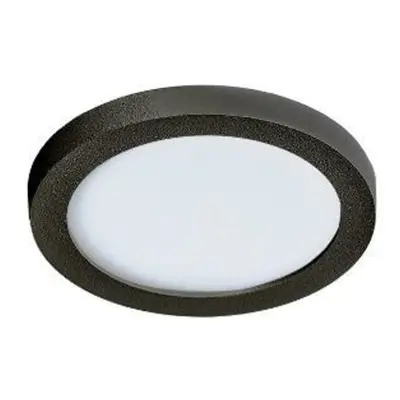 LED Stropní zápustné bodové svítidlo AZzardo Slim 9 Round 4000K IP44 black AZ2835 6W 500lm 4000K