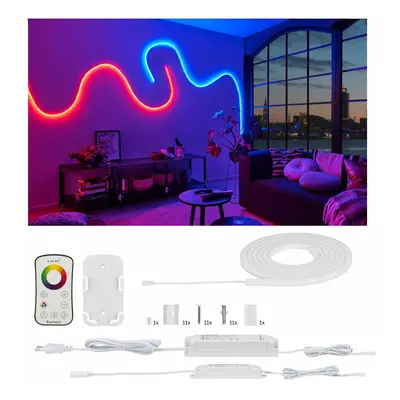 PAULMANN MaxLED Flow základní sada 3m RGB 27 W vč. rádiového dálkového ovládání 709.66 P 70966