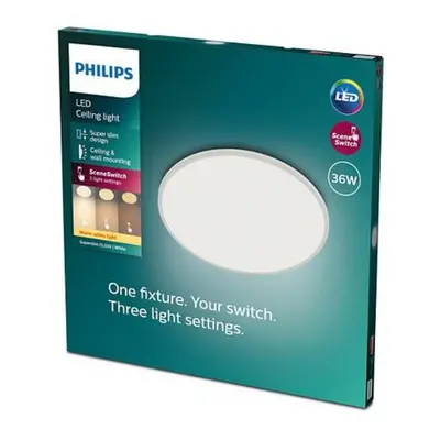 LED Stropní přisazené svítidlo Philips Superslim CL550 8719514327146 36W 3600lm 2700K IP20 55cm 