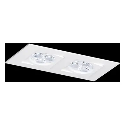 BPM Vestavné svítidlo Aluminio Blanco, bílá, 6LEDx3W, 230V 4907 4201LED1.D60.3K