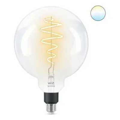 LED Žárovka WiZ Tunable White Filament 8718699786731 E27 G200 6,5-40W 470lm 2700-6500K, stmívate