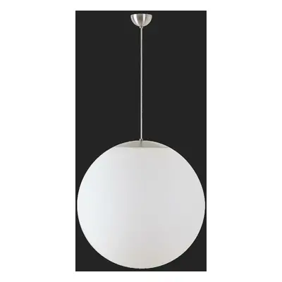 OSMONT 60373 ADRIA S5 závěsné skleněné svítidlo nerez broušená / bílá IP40 3000 K 48W LED DALI