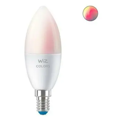 LED Žárovka WiZ Colors 8718699787097 E14 C37 4,9-40W 470lm 2200-6500K, RGB 16 mil.barev, stmívat