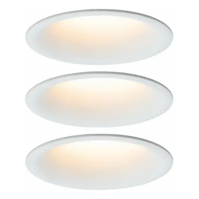 PAULMANN Vestavné svítidlo LED Cymbal 3x6,5W bílá mat proti oslnění stmívatelné 934.19 P 93419